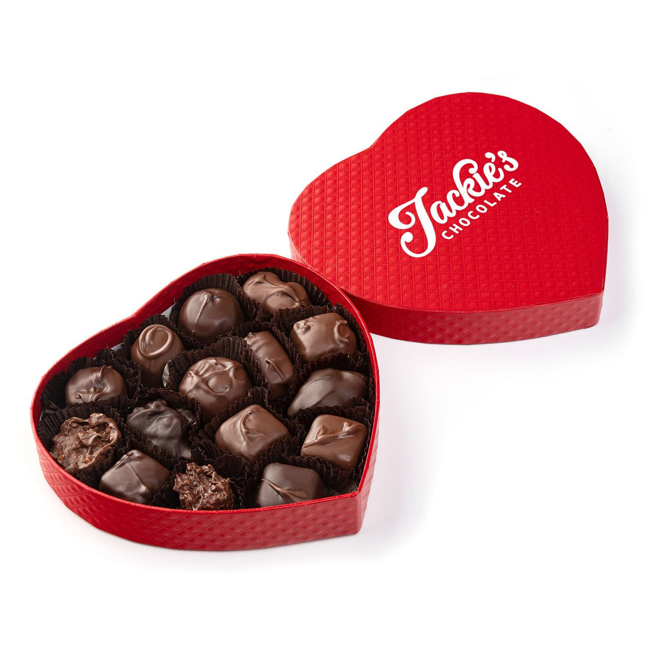 Sugar Free Valentine Heart Chocolate Assortment– Jackie's Chocolate