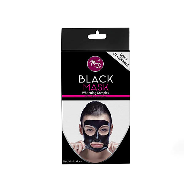 Buy Rivaj uk Deep Cleansing Black Mask Whitening Complex 6pcs In Lanka – Essentials.lk