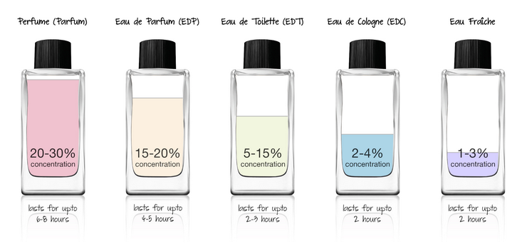 Difference Between Cologne, EDT, EDP, & Eau de Essence