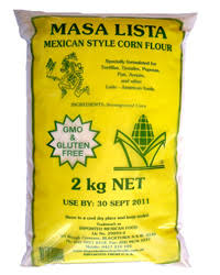 Mexican Masa Corn Flour 2kg Bag GMO & Gluten Free