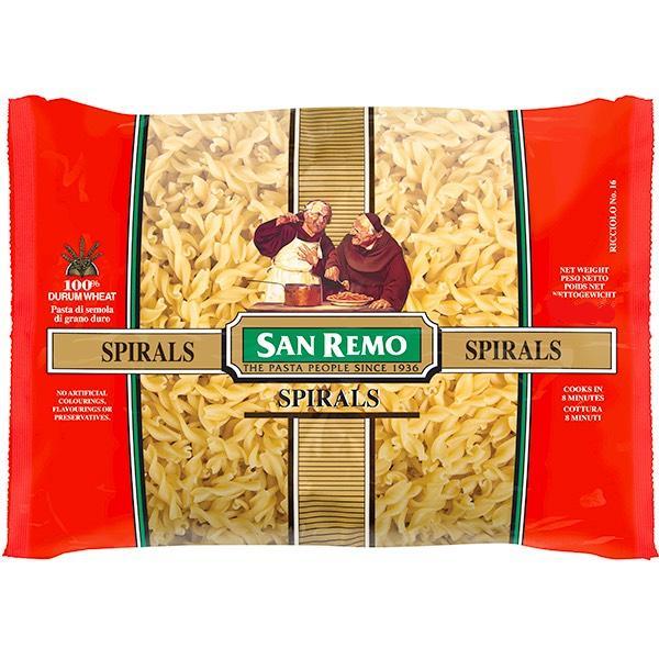 Pasta Spiral Dried 5kg Bag San Remo (#55) – Evoo Quality Foods