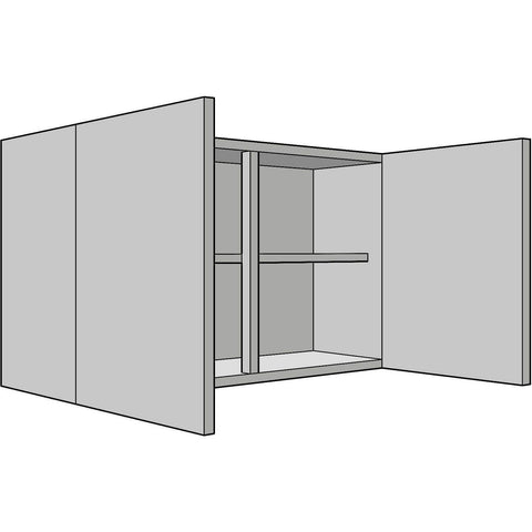 575mm High Wall Unit Double 300mm Depth Various Widths Kitchen