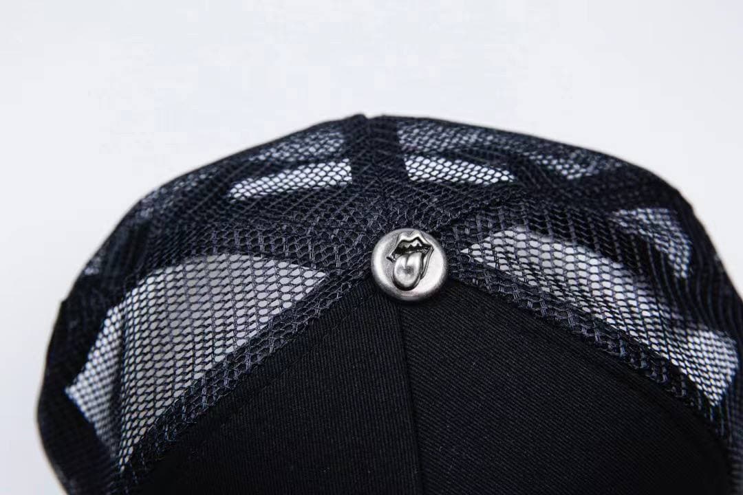 chrome hearts leather bucket hat