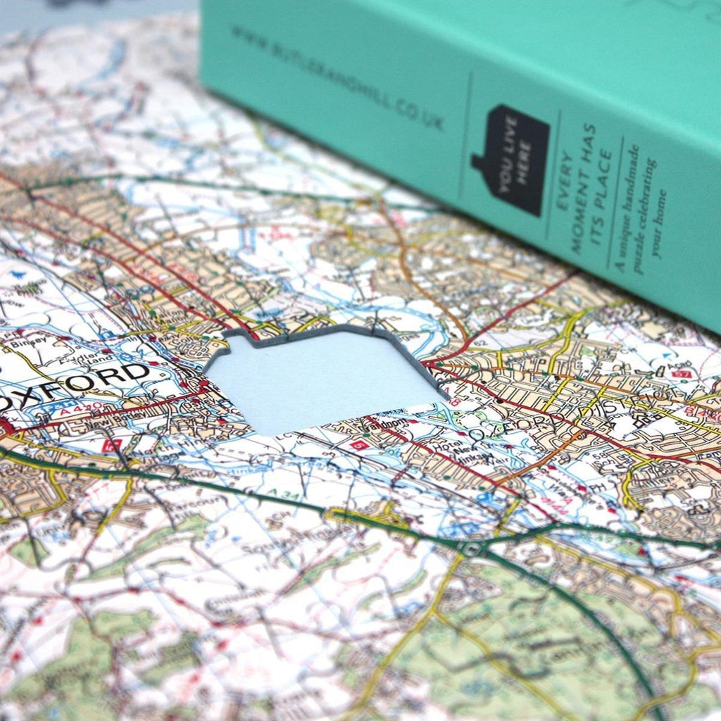 Personalised Ordnance Survey Landranger Map Jigsaw Puzzle