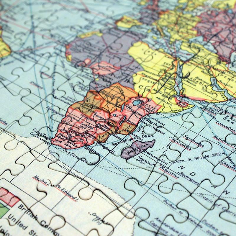 Personalised World Map Jigsaw Puzzle