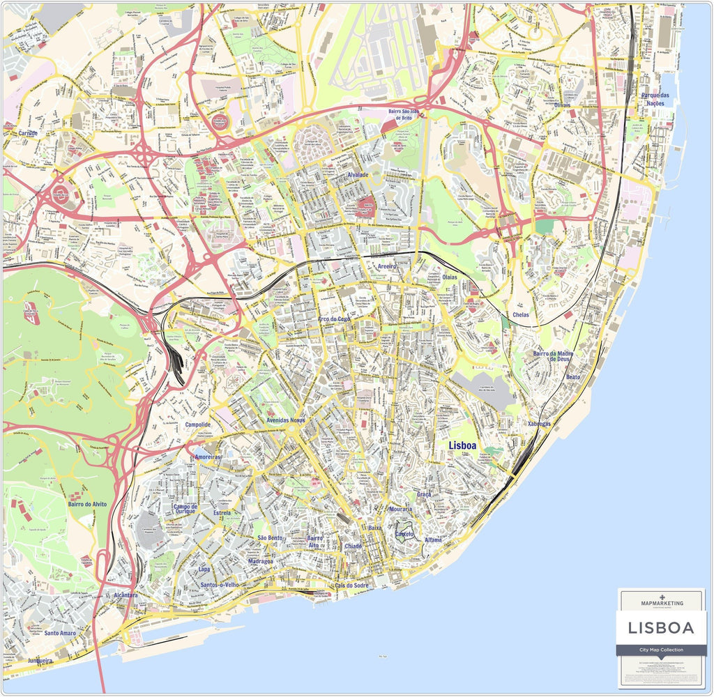 Lisbon Funicular Map - SEO POSITIVO