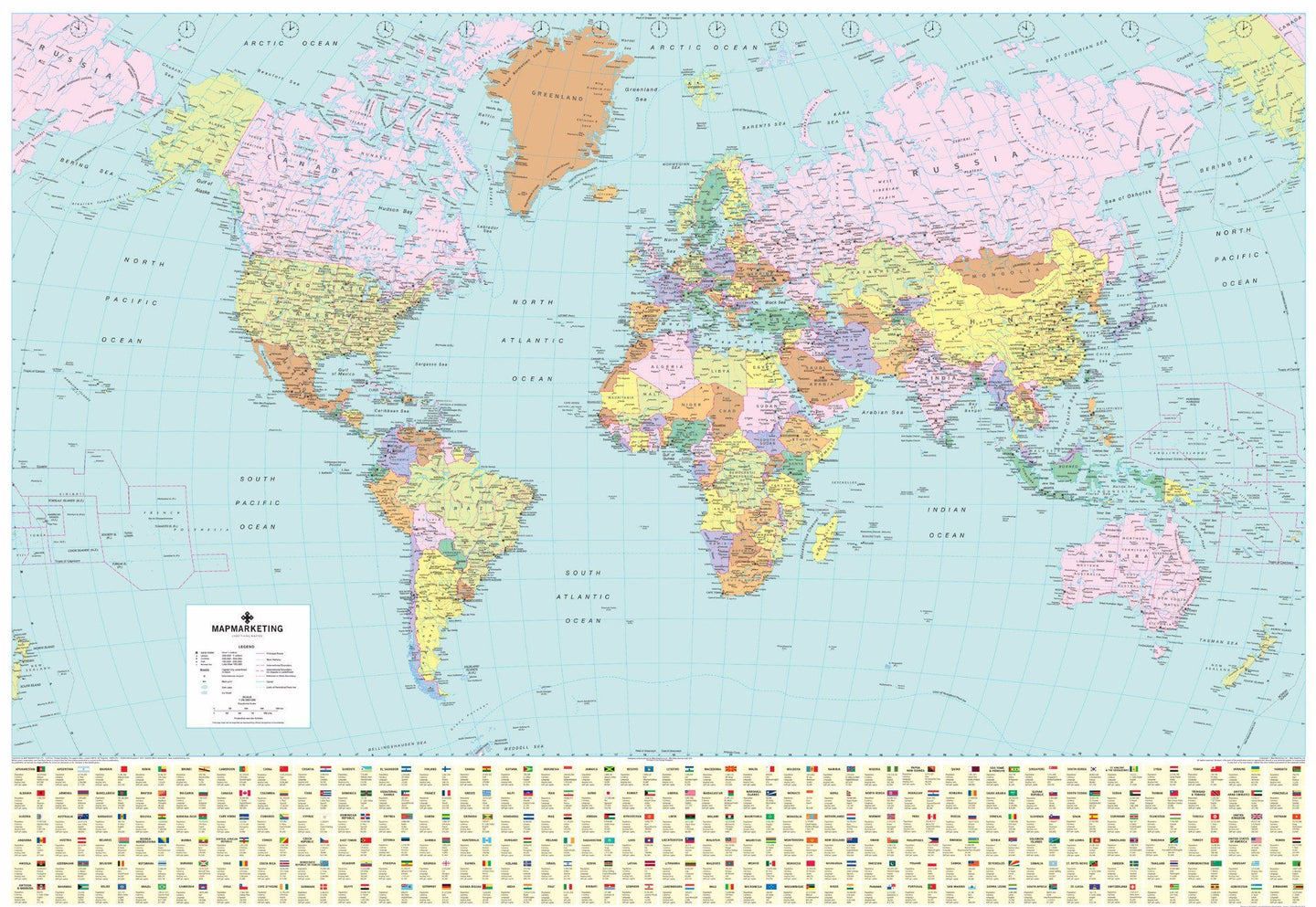 World Political Wall Map Detailed Wall Map Of The World Images 2821