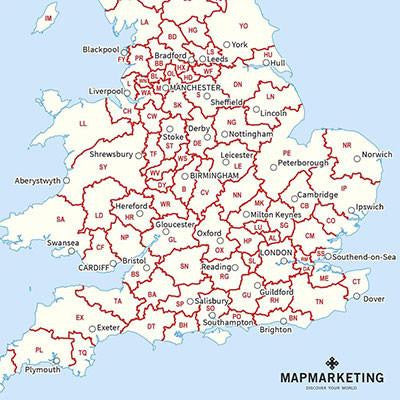 Postcode Maps – Map Marketing