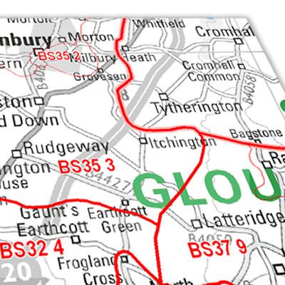 free postcode map