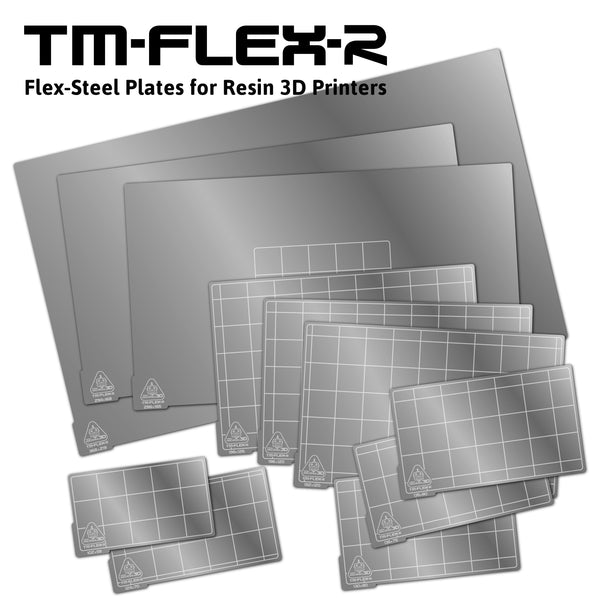 XTR Powder Painted PEI Flexi Plate - 258 x 258 - Bambu Lab X1, X1