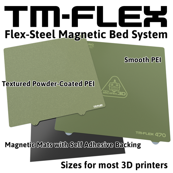 410x140mm - EZFlex² - Textured PEI Flex Plate - TH3D Studio LLC
