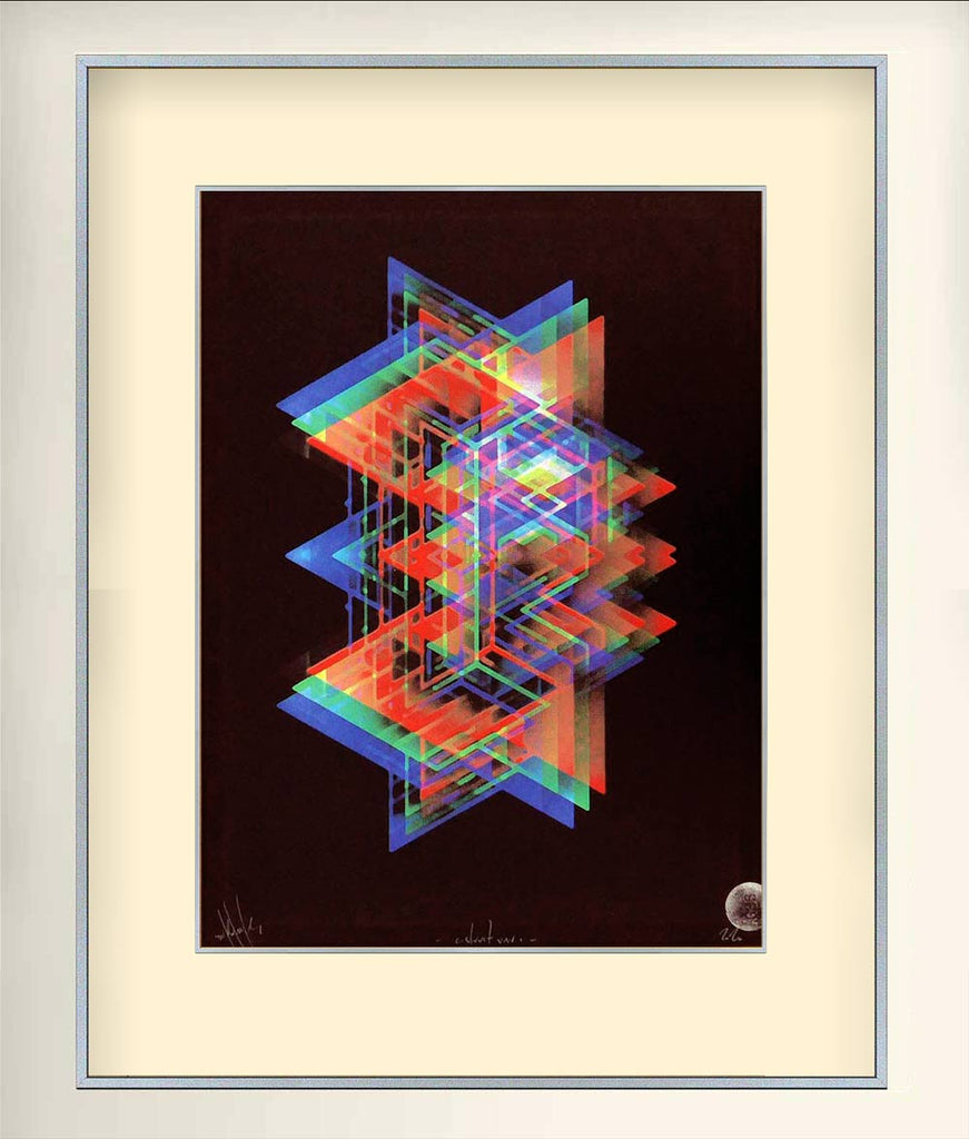 colourful absract art print