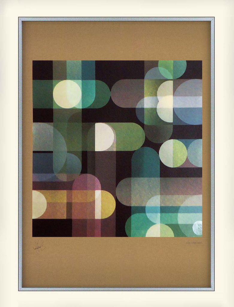 geometric abstract art print
