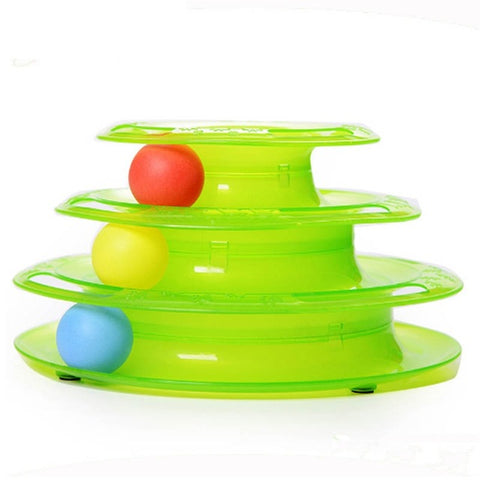 3 tier ball cat toy