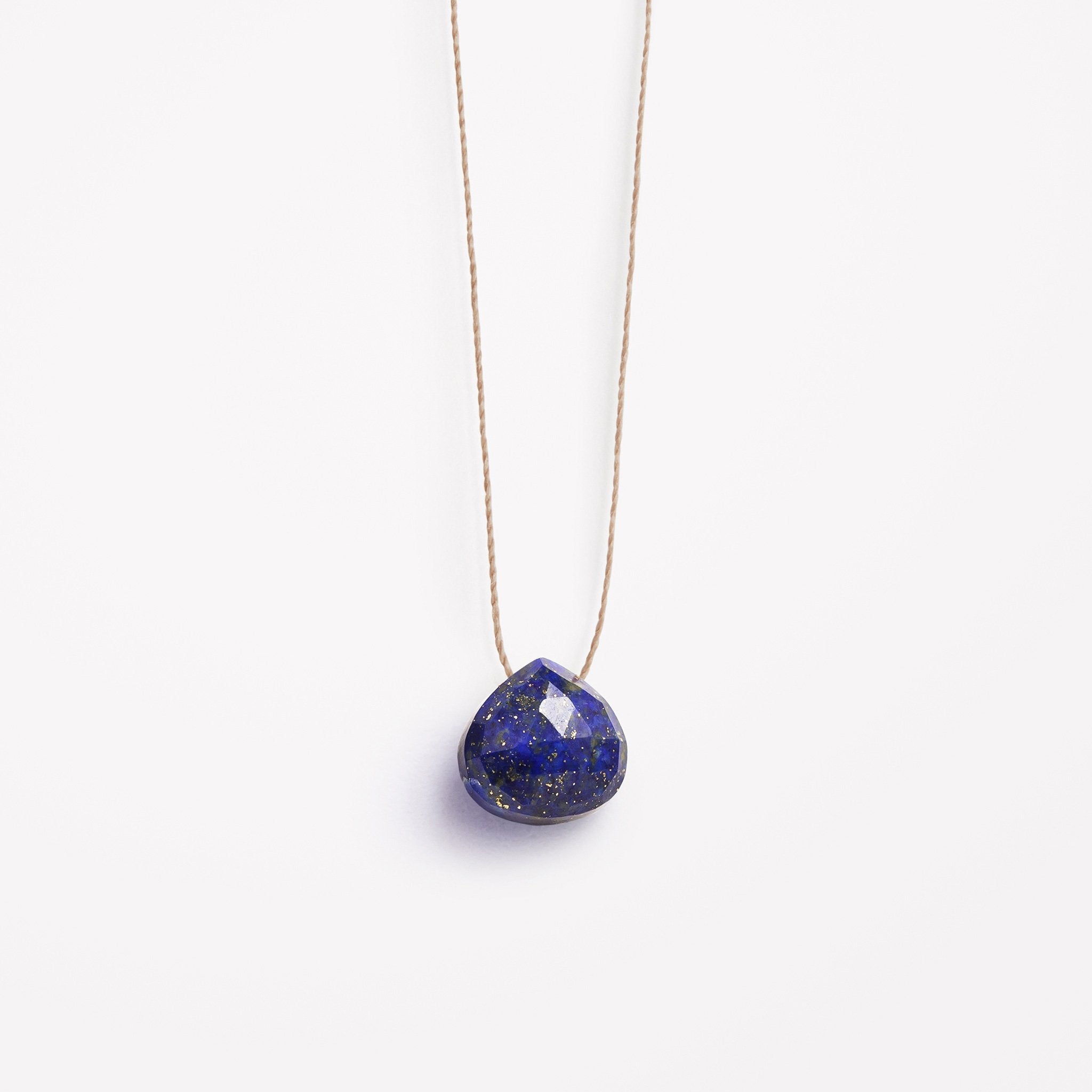 Lapis Lazuli fine cord necklace