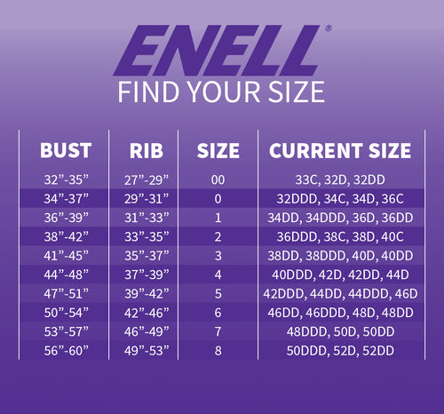Enell Sports Bra, Sizes 00-4, Sports Bras
