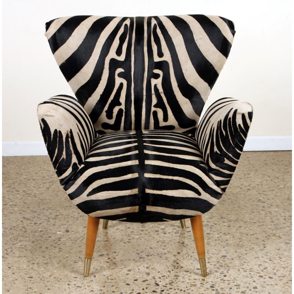 zebra club chair