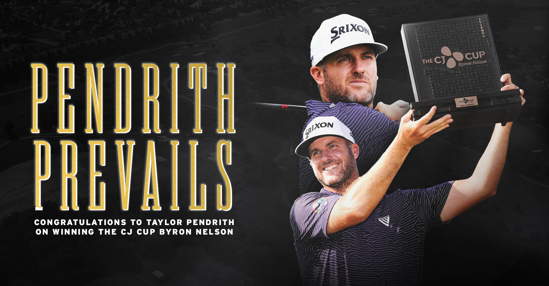 Taylor prevails. Congratulations to Taylor on winning the CJ Cup Bryon Nelson