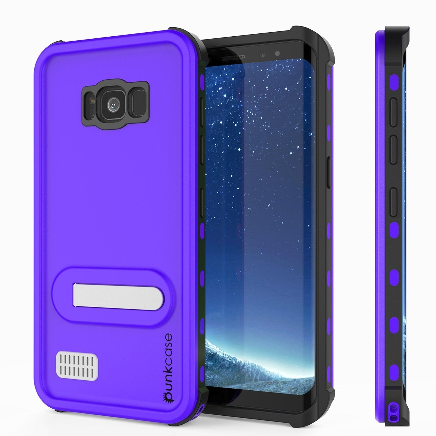 Galaxy S8 Waterproof Case, Punkcase KickStud Purple Series, [Slim Fit ...