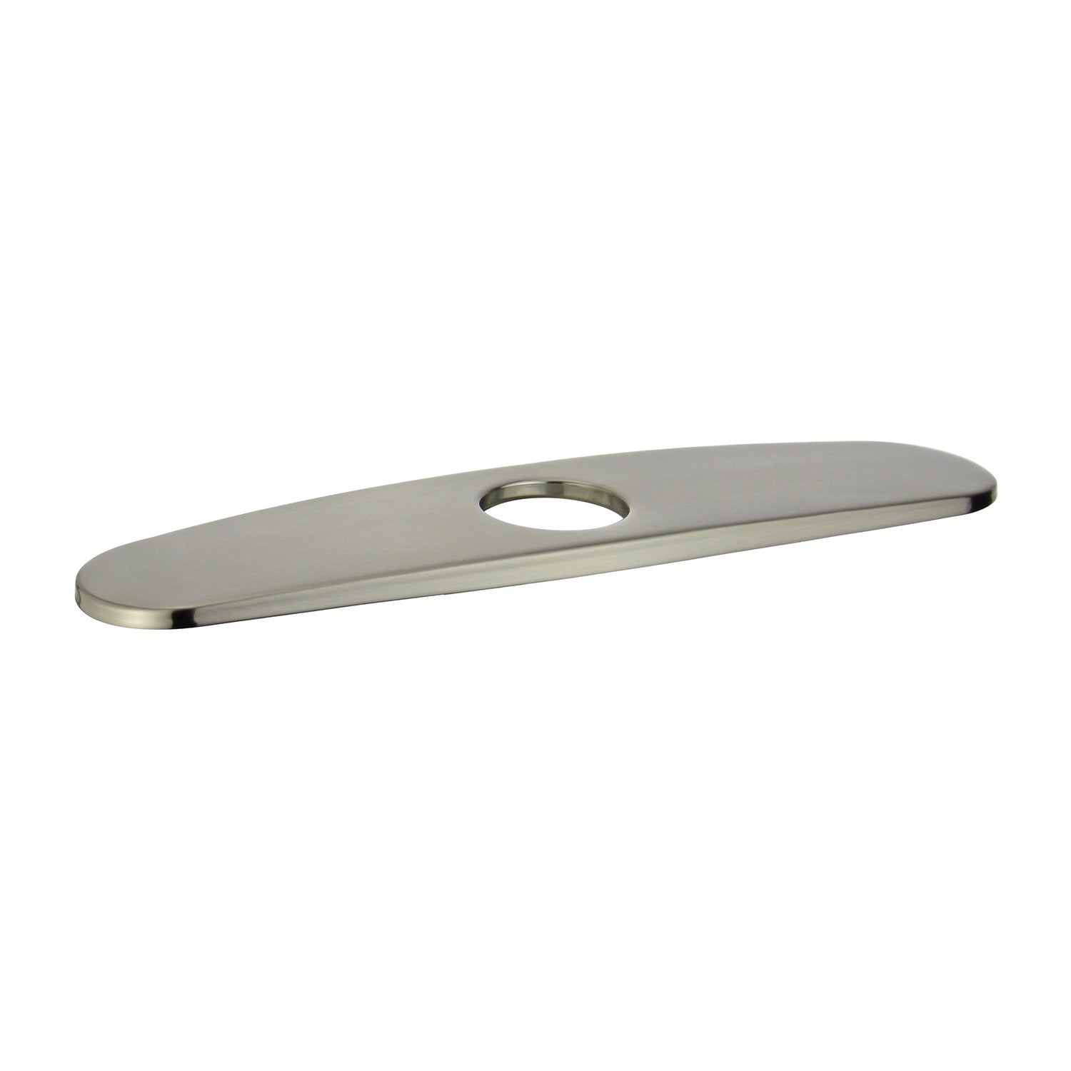 Dax Kitchen Sink Faucet Hole Cover Deck Plate Brass Body Brushed Nickel Finish 9 15 16 X 2 7 16 X 5 16 Inches Dp 2000