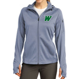 Woodland Youth Football "W" L248 Sport-Tek® Ladies Tech Fleece Full-Zip Hooded Jacket