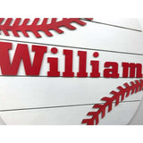 Baseball Nursery Name sign