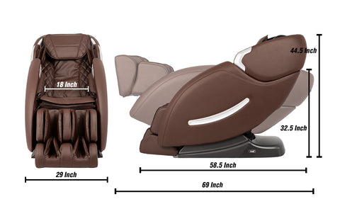 osaki os-4000xt massage chair dimensions