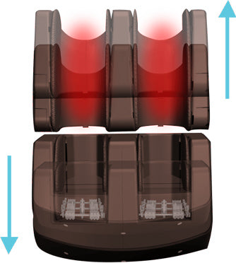 Daiwa Supreme Hybrid knee and legrest heat location