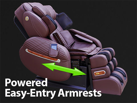 luraco i9 Max Plus sliding armrests for easy entry