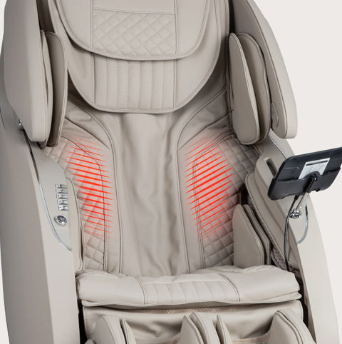 osaki platnum solis lumbar heat location