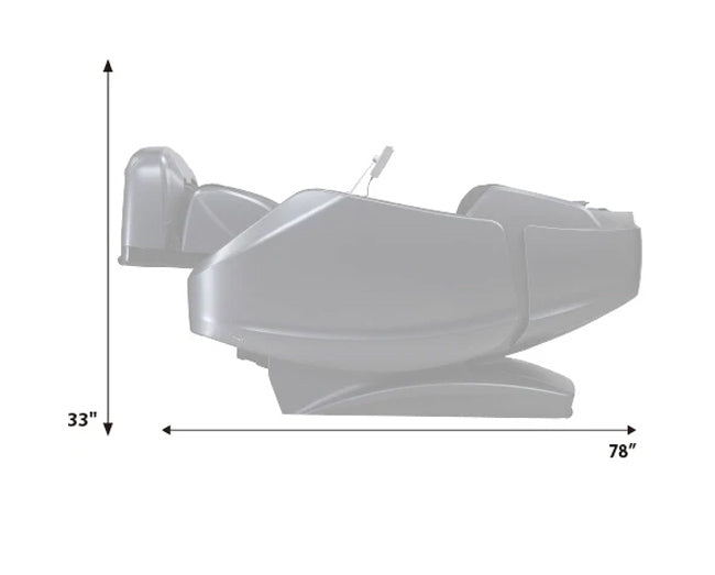 osaki plantum avalon side and recline dimentions