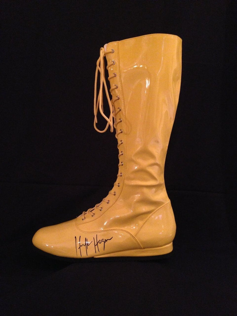Hulk Hogan Signed Boot WWE Wrestling Legend Autographed Comes with COA ...