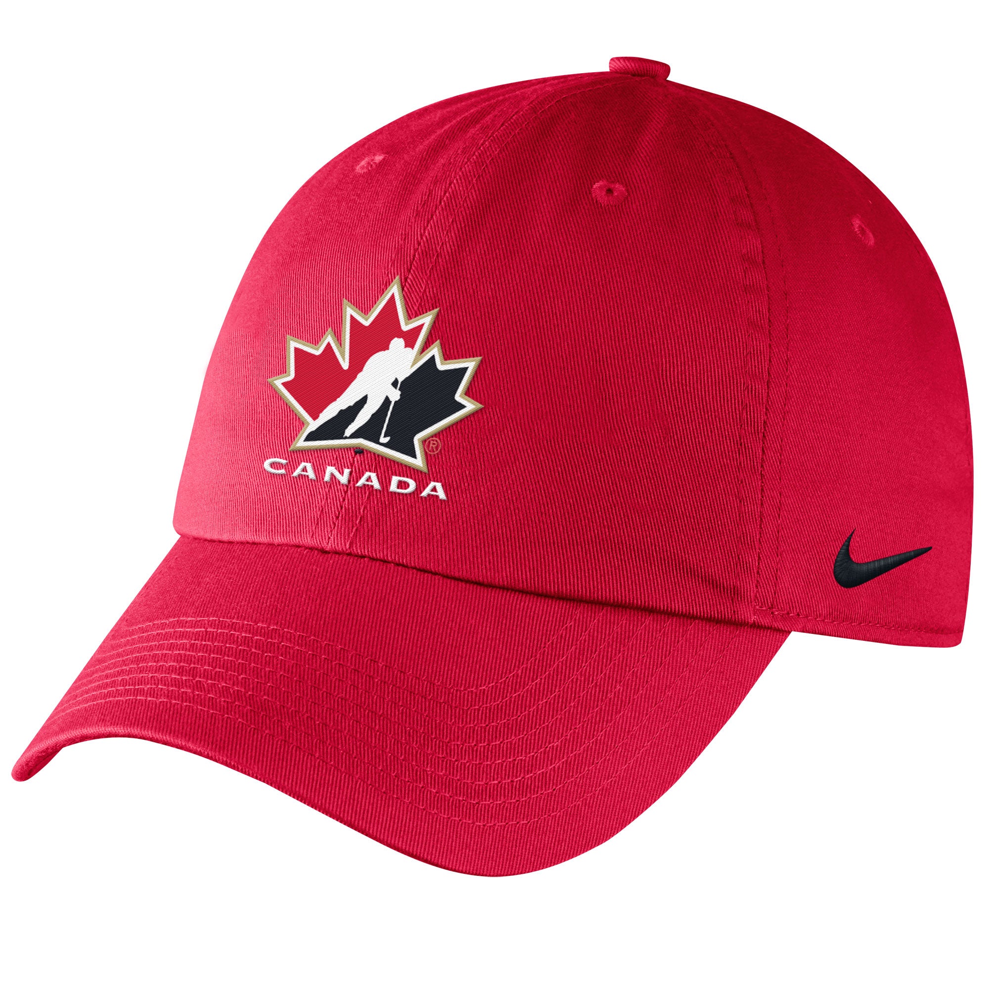2018 Team Canada IIHF WJC Red Adjustable Buckle Strap Hockey Cap Hat ...