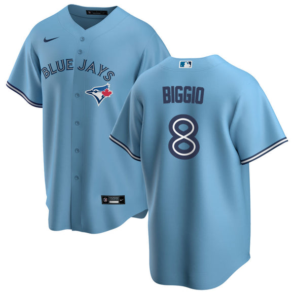 Men's Toronto Blue Jays Cavan Biggio Powder Blue MLB Baseball Player J ...