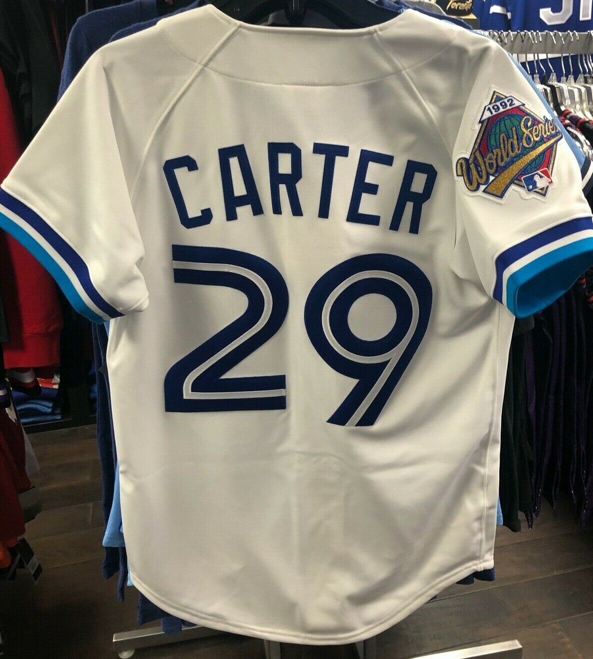 mitchell and ness blue jays jersey