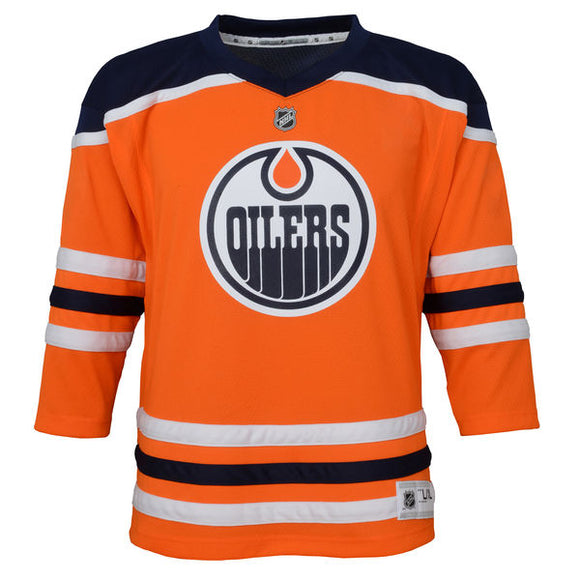 orange and blue hockey jersey