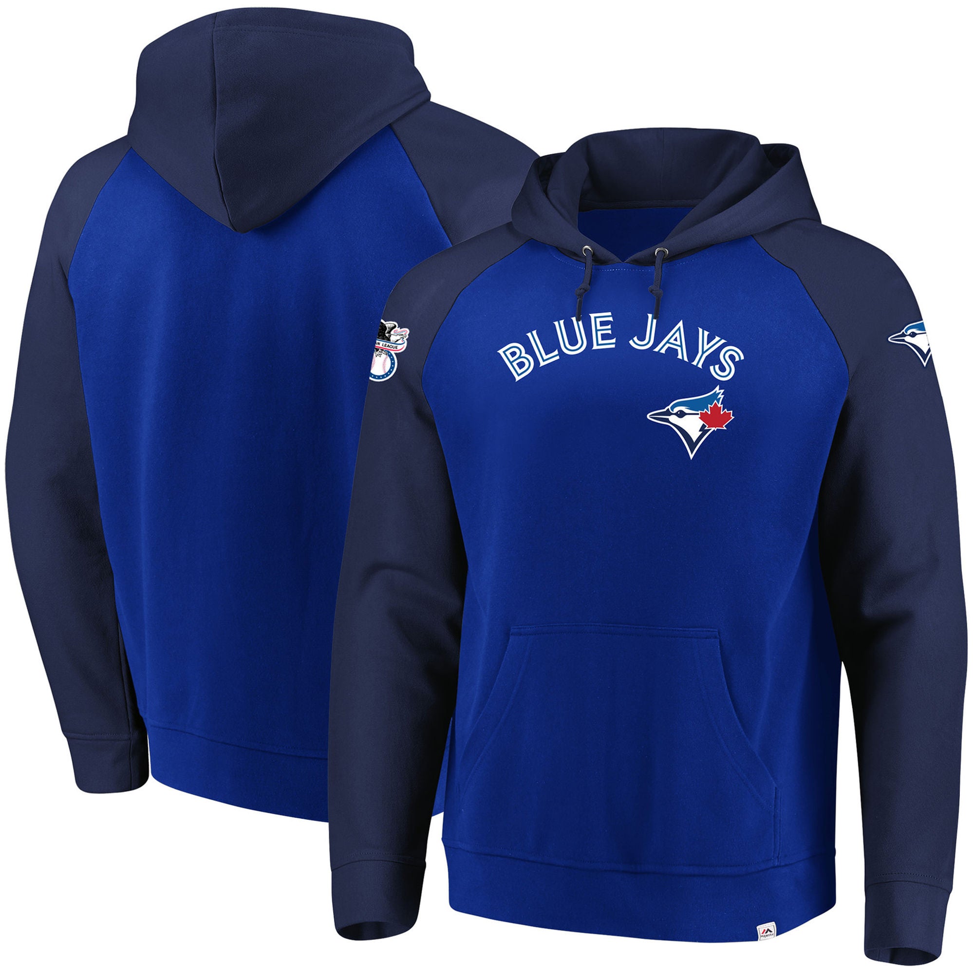 Men's Toronto Blue Jays Majestic Royal With Attitude Pullover Hooded S ...
