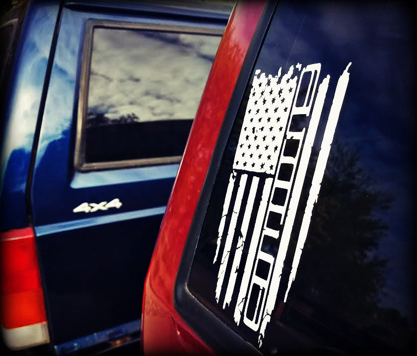 XJ Flag decal pack – Jeepology Offroad