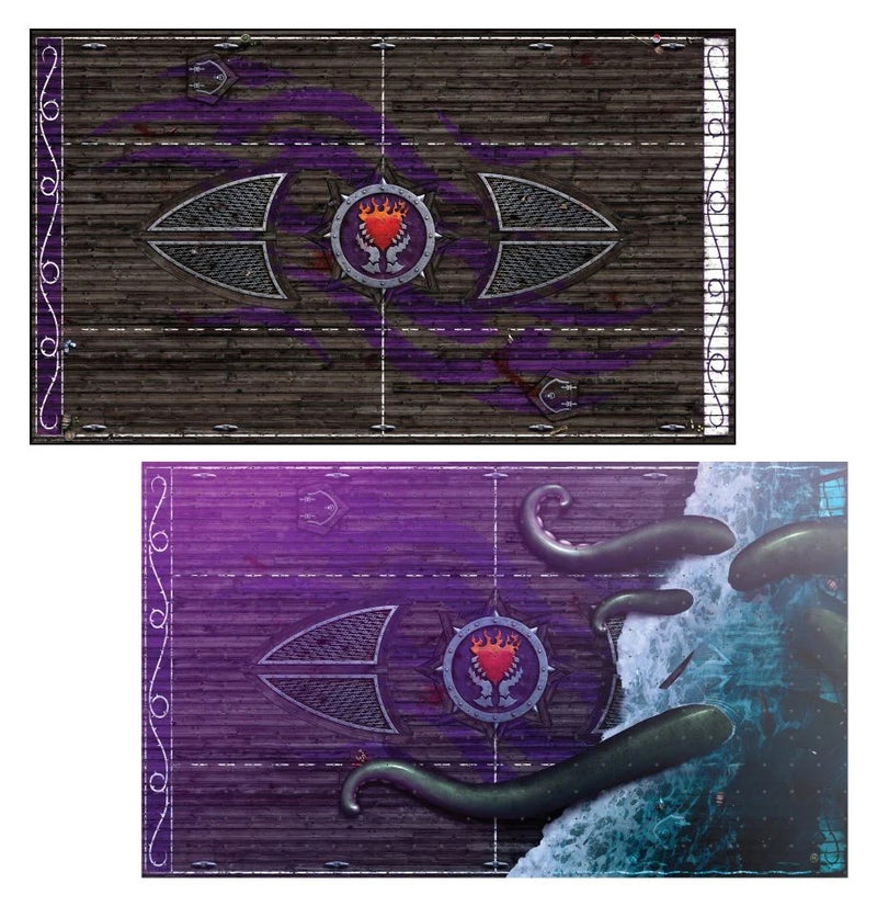 Dark Elf Team – Double-sided Pitch and Dugouts Set