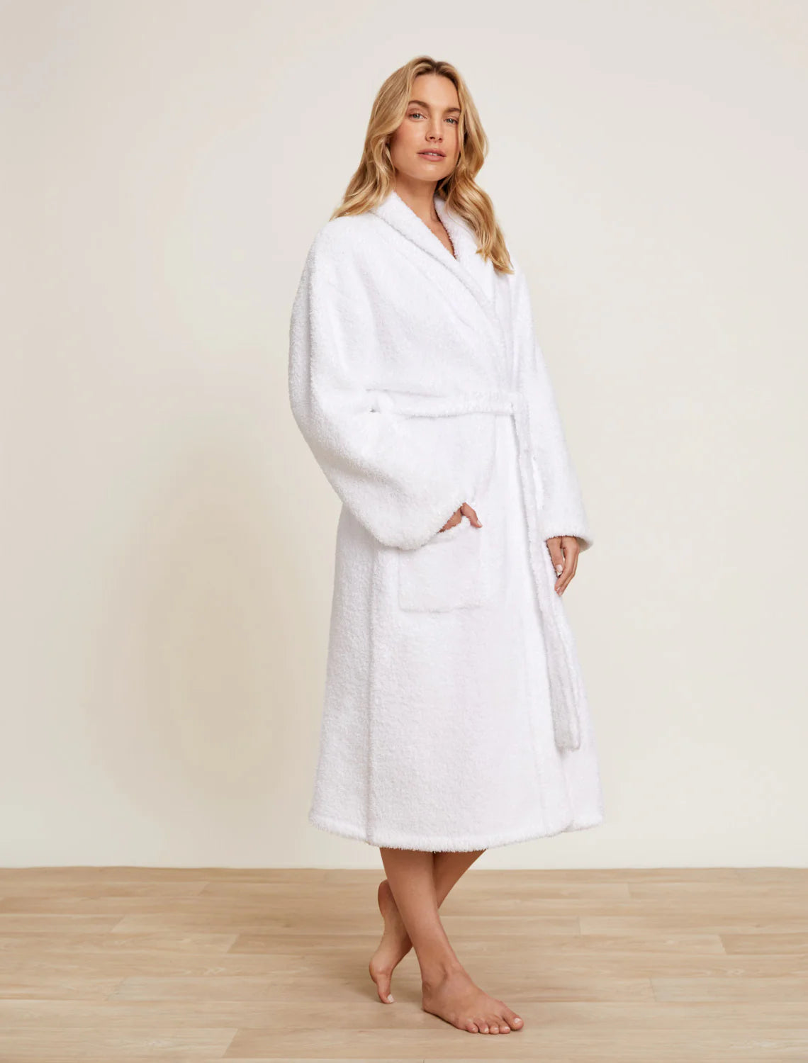 BAREFOOT DREAMS CozyChic Adult Robe - White