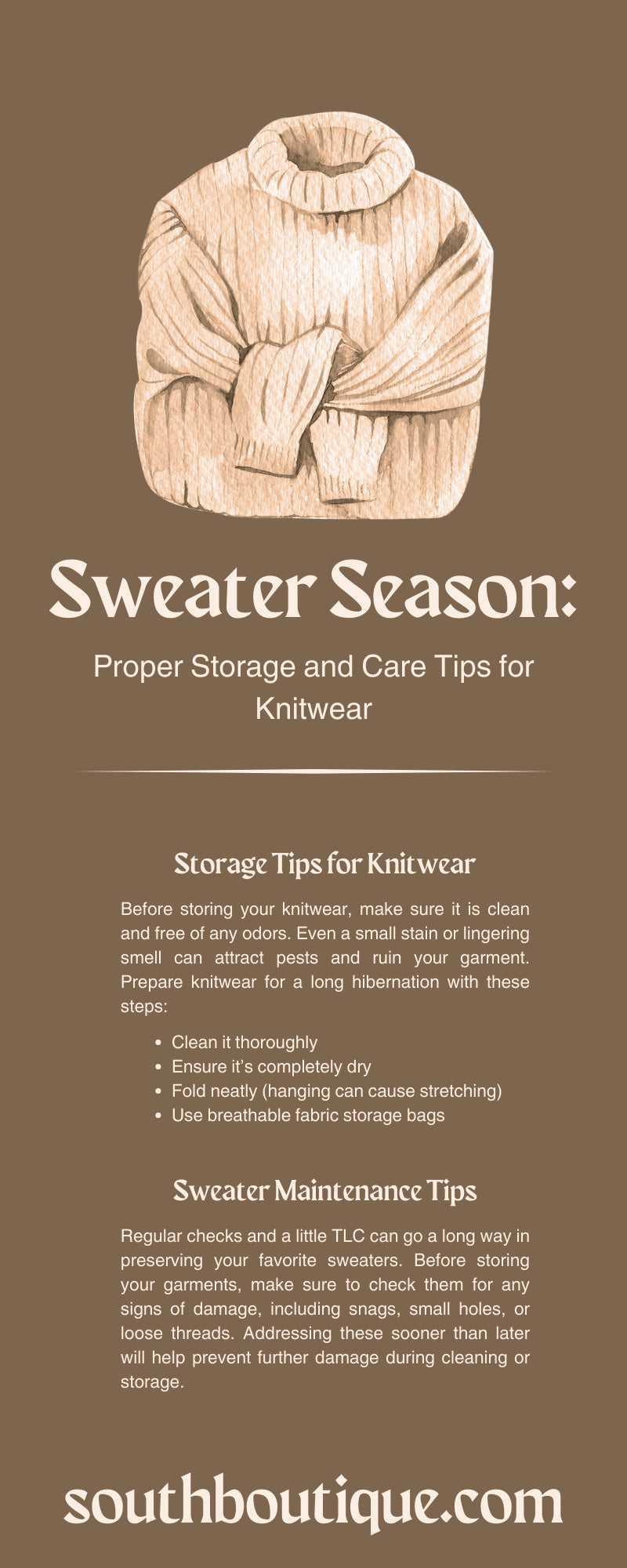 Sweater Season: Proper Storage and Care Tips for Knitwear