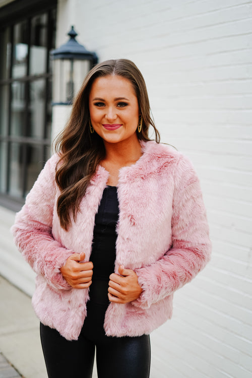 francesca's fuzzy jacket