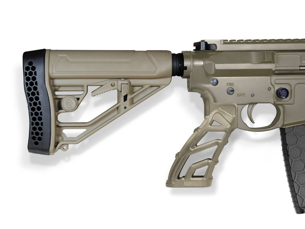 EX Performance Adjustable AR Stock - Mil-Spec - FDE - Adaptive Tactical