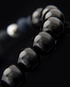 Black Agate gemstone stone Solaris Lockstone Bracelet tittup