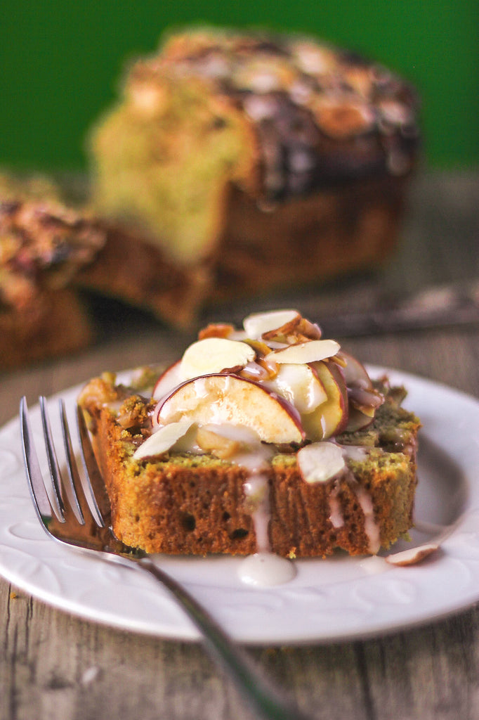 Matcha & Apple Cake