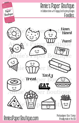 Foodies Planner Stamps - 4x6 - Food