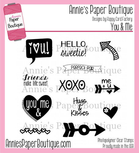 You & Me Planner Stamps - 4x4
