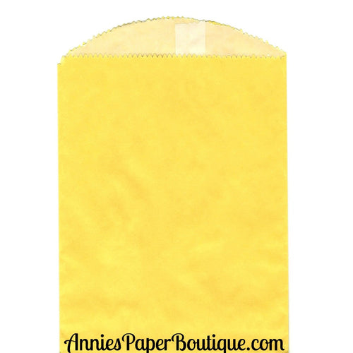 Yellow Glassine Bags - 5-3/4