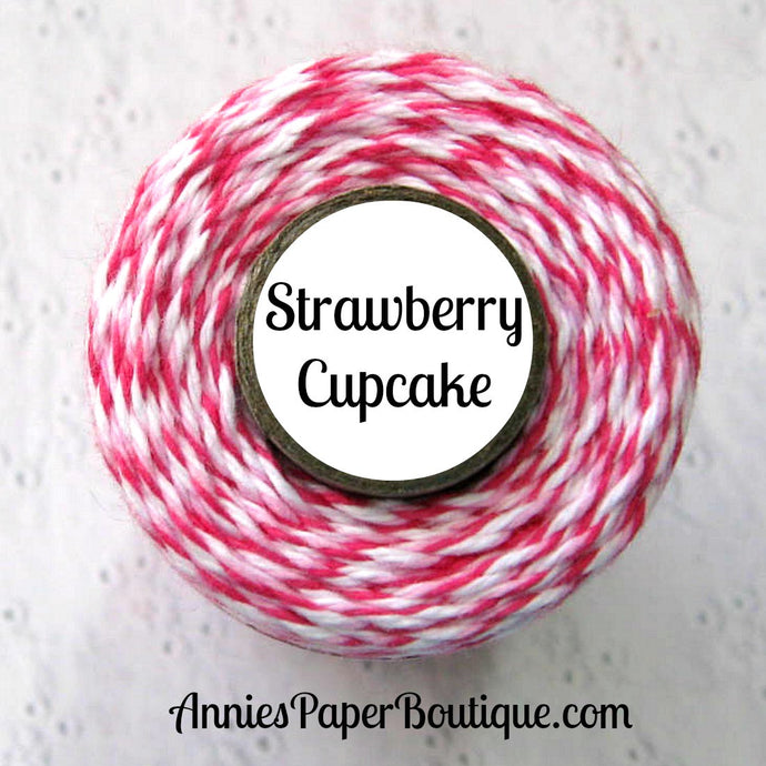 Strawberry Cupcake Trendy Bakers Twine