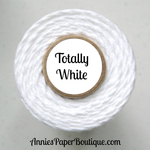 Totally White Trendy Bakers Twine - Solid White